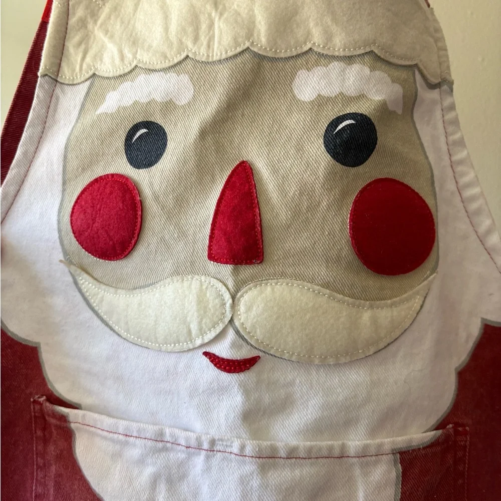 Williams Sonoma | Holiday Santa Kids Apron | One Size - Picture 7 of 11